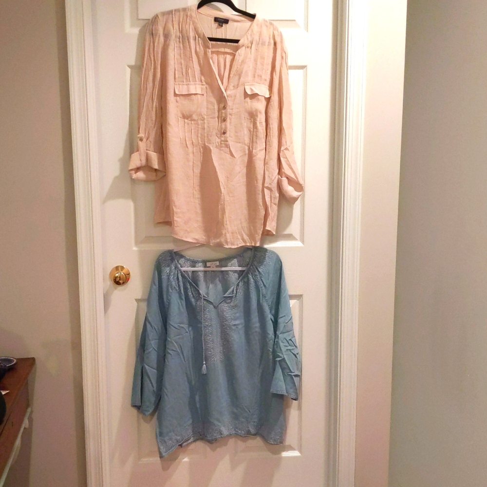 Two peasant type blouses